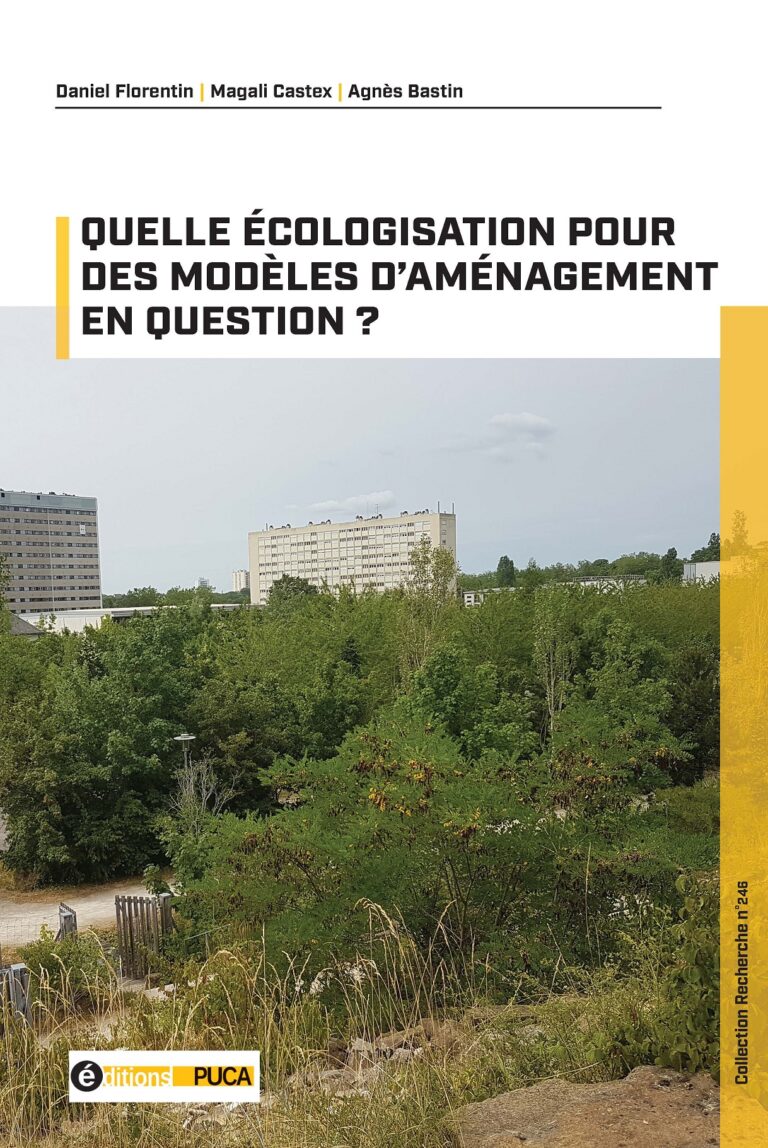Couverture de Quelle écologisation pour des modèles d’aménagement en question ?