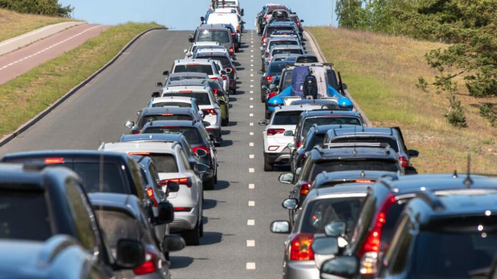 Image des bouchons en France