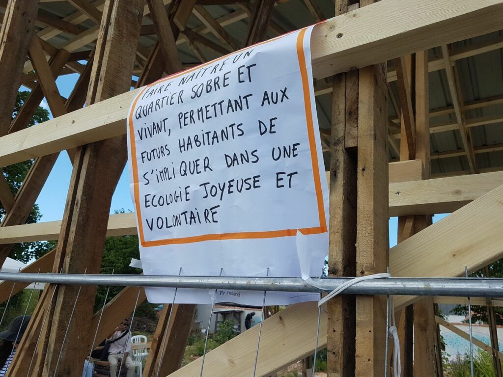 Photo Faire naître un quartier sobre...