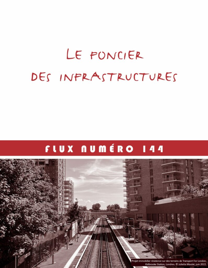 Couverture Le foncier des infrastructures - Revue Flux